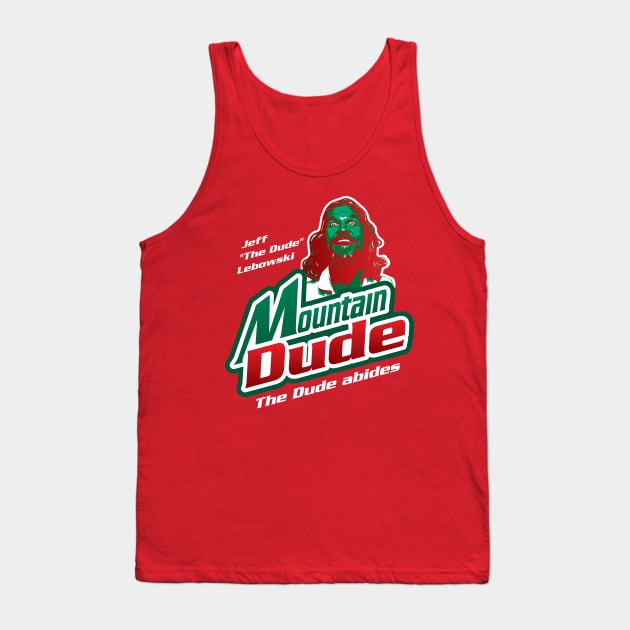 Big Lebowski as Mountain Dude Tank Top by Alema Art